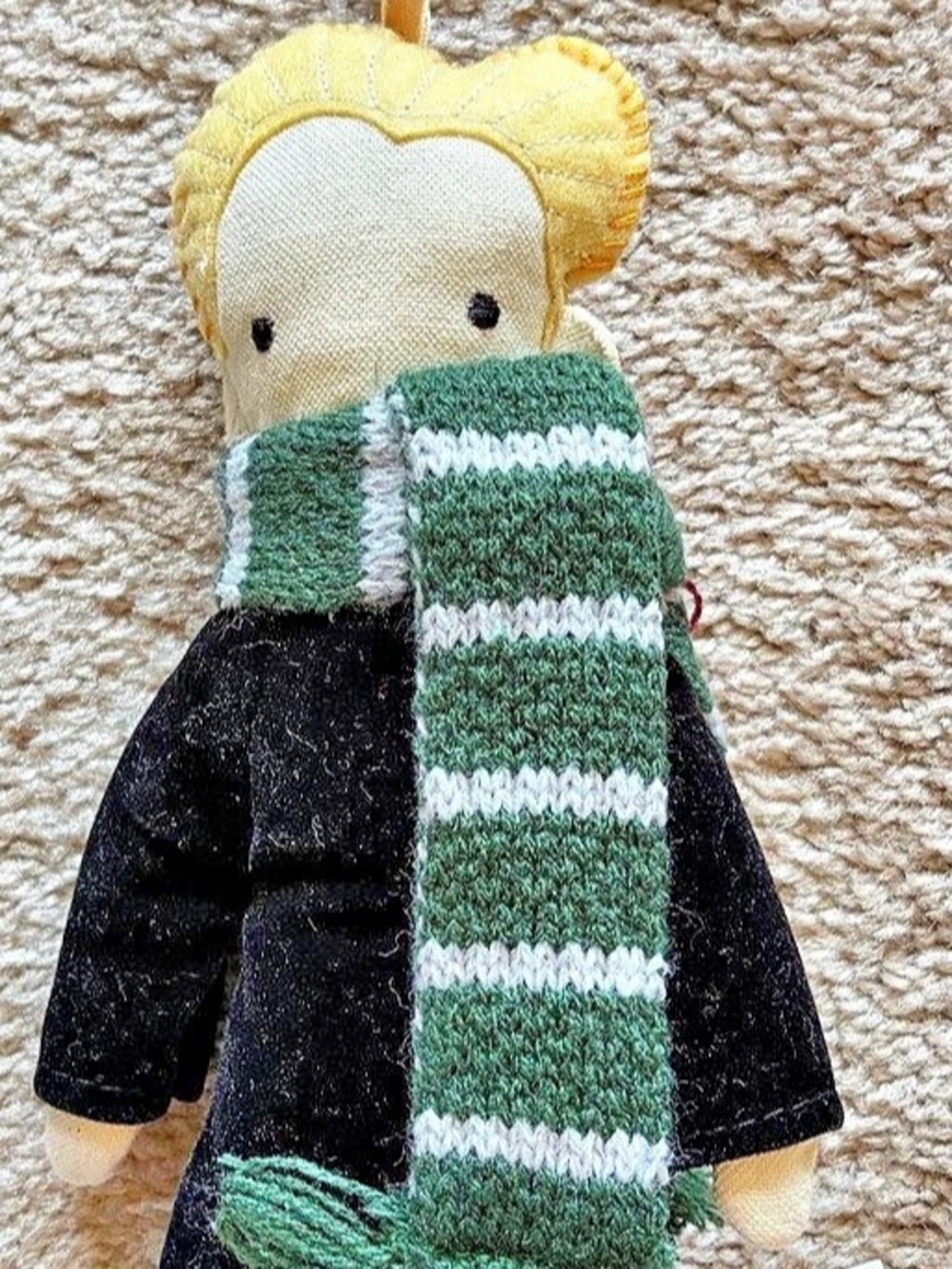 10”-tall Harry Potter Draco Plush Holiday Ornament from the Pottery Barn Teen
